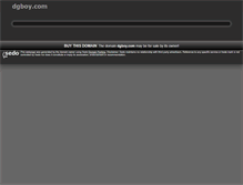 Tablet Screenshot of dgboy.com
